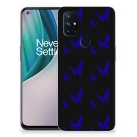 OnePlus Nord N10 5G TPU bumper Vlinder Patroon