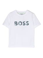 BOSS Kidswear t-shirt à logo imprimé - Blanc