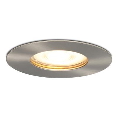 Bari LED Inbouwspot - 4 Watt 345 lumen - 2700K Warm Wit - GU10 - Dimbaar - Rond - IP65 Waterdicht - RVS - Voor binnen, buiten en badkamer