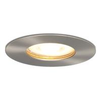 Bari LED Inbouwspot - 4 Watt 345 lumen - 2700K Warm Wit - GU10 - Dimbaar - Rond - IP65 Waterdicht - RVS - Voor binnen, buiten en badkamer