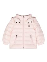 Moncler Enfant doudoune à patch logo - Rose