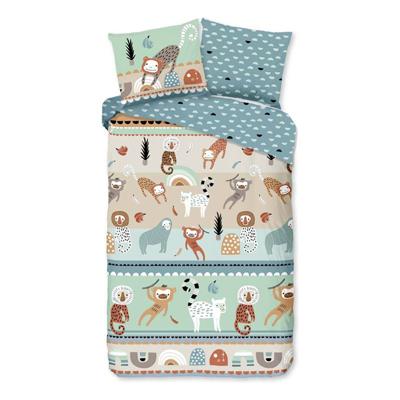 Good Morning Play dekbedovertrek - Katoen - Ledikant (100x135 cm + 1 sloop) - Multi