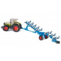 bruder Lemken Vari-Titan halfgedragen wentelploeg modelvoertuig 02250