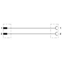 Phoenix Contact 1410757 Sensor/actuator aansluitkabel Aantal polen (sensoren): 2 30.00 cm 1 stuk(s) - thumbnail