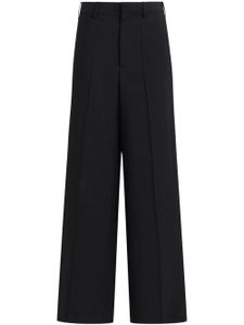 Marni pantalon ample Tropical en laine - Noir