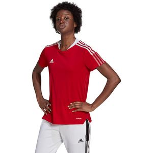 adidas Tiro Training Shirt Dames - Opruiming - Kleding - Red - maat XXS