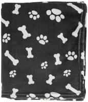 Kenny deken, pluche, 150 × 100 cm, grijs