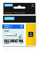 Labeltape DYMO IND RHINO 1805417 Vinyl Tapekleur: Blauw Tekstkleur:Wit 19 mm 5.5 m - thumbnail