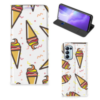 OPPO Find X3 Lite Flip Style Cover Icecream - thumbnail