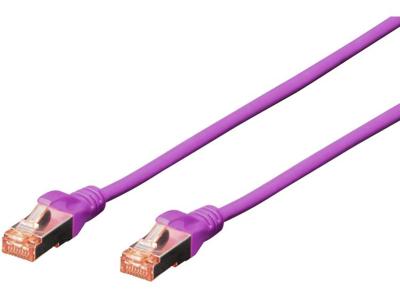Digitus DK-1644-020/VI RJ45 Netwerkkabel, patchkabel CAT 6 S/FTP 2.00 m Violet Halogeenvrij, Verdraaide paren 1 stuk(s) Digitus DK-1644-020/VI RJ45 Netwerkkabel, patchkabel CAT 6 S/FTP 2.00 m Violet Halogeenvrij, Verdraaide paren 1 stuk(s)