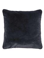 ESSENZA Sierkussen Furry Nightblue,50x50 cm, 100% Polyester, Effen