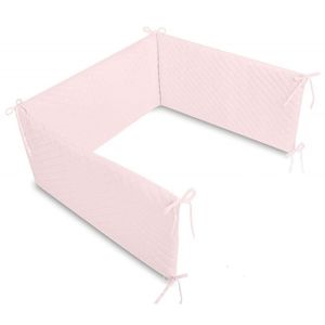 Babybam Bedomrander Soft Velvet Roze-360 X 30 cm