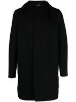 Tagliatore manteau boutonné à capuche - Noir