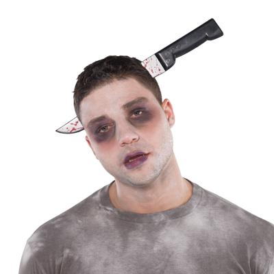 Amscan Hoofdband Mes Halloween Zilver/zwart One-size