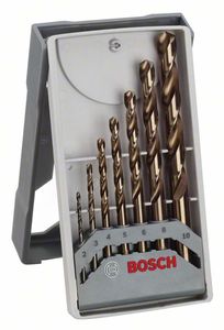 Bosch Accessoires Mini X-Line Pro set met 7 HSS-Co metaalboren - 2608589296