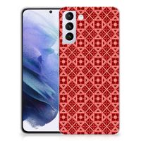 Samsung Galaxy S21 Plus TPU bumper Batik Rood - thumbnail