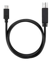 Targus 0.15M USB-C naar USB-A 5 Gbps adapterkabel, zwart (ACC923USX) USB-C naar USB-B Zwart