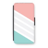 Strepen pastel: iPhone 8 Flip Hoesje - thumbnail