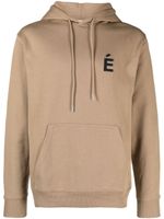 Etudes hoodie à patch logo - Marron