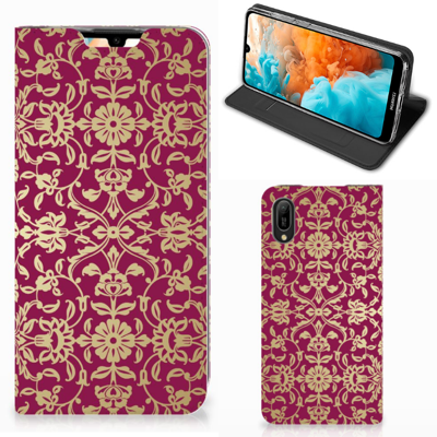 Telefoon Hoesje Huawei Y6 2019 Barok Pink Telefoon Hoesje Huawei Y6 2019 Barok Pink