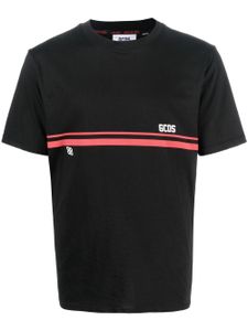 GCDS t-shirt à logo imprimé - Noir