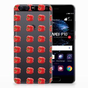 Huawei P10 Siliconen Case Paprika Red