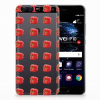 Huawei P10 Siliconen Case Paprika Red - thumbnail