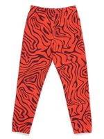 Marcelo Burlon County Of Milan Kids pantalon de jogging AOP à imprimé graphique - Orange