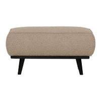 BePureHome Statement Hocker - Bouclé Beige - thumbnail