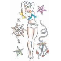 Zeeman tattoos met pin up meisje