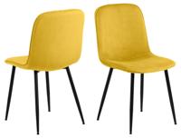 Delsy eetkamerstoel Liv - oker