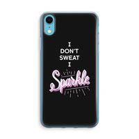 Sparkle quote: iPhone XR Transparant Hoesje