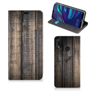 Huawei Y7 hoesje Y7 Pro (2019) Book Wallet Case Steigerhout