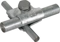 Dehn+Söhne MV-klem 392 050 St/tZn v. Rd 8-10/16 connector voor bliksembeveiliging 4013364096066 3 Stück MV-Klemme
