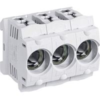 Hager LD046 kunstst sokkel D02 m. frameenkl., 3-p, 63A