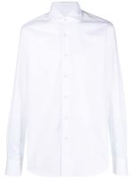 Orian chemise en coton à manches longues - Blanc