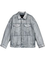 Marc Jacobs veste en jean Monogram Big - Gris - thumbnail