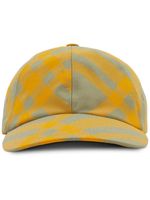 Burberry casquette à carreaux - Jaune - thumbnail