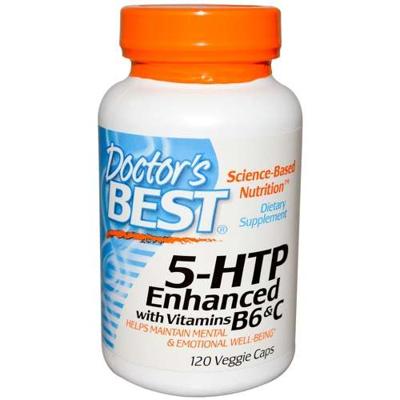 5-HTP, Enhanced with Vitamins B6 & C 100mg 120v-caps 5-HTP, Enhanced with Vitamins B6 & C 100mg 120v-caps