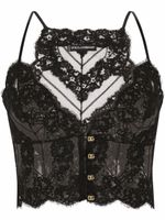 Dolce & Gabbana brassière en dentelle - Noir