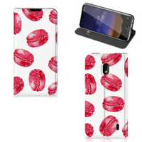 Nokia 2.2 Flip Style Cover Pink Macarons