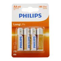 Philips Batterij R6 AA Long Life - thumbnail