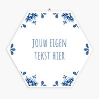 Zeshoekig (hexagon) tegeltje maken