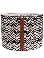 Missoni Home pouf Belfast à motif zigzag - Tons neutres