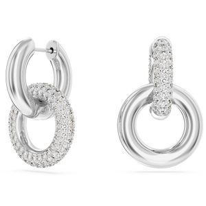 Swarovski 5671807 Oorhangers Dextera zilverkleurig-wit 2.7 x 1.8 x 1.3 cm