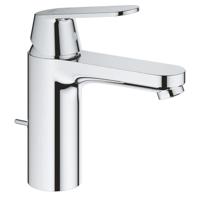 Grohe Eurosmart Cosmopolitan Wastafelmengkraan - ééngatsmontage - metalen greep - keramische schijven - mousseur - automatische lediging - chroom 23325000 - thumbnail