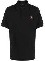 Belstaff logo-patch piqué polo shirt - Noir - thumbnail