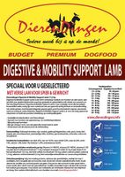 BUDGET PREMIUM DOGFOOD DIGESTIVE & MOBILITY SUPPORT LAMB 12,5 KG