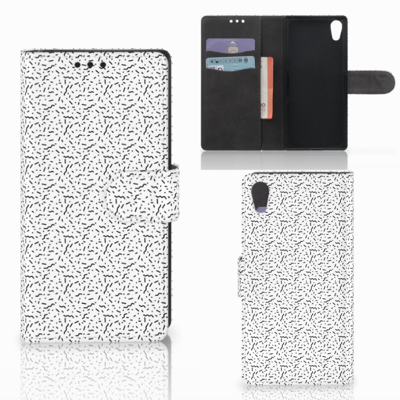 Sony Xperia XA1 Telefoon Hoesje Stripes Dots Sony Xperia XA1 Telefoon Hoesje Stripes Dots