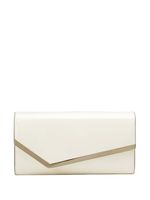 Jimmy Choo pochette Emmie en cuir - Blanc - thumbnail